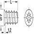 Varianta Screw Ful Countersunk PZ2 D5.0x10.5mm Glv - view 3