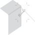 Lid Stay 150mm RH w Guide Slot SNP - view 3