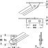 Lid Stay 150mm RH w Guide Slot SNP - view 2