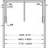2004 WithRobe Pull Rail 600-1000mm Black/Chrome - view 3