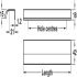 Ona Profile Handle Aluminium Bru Grey 256mm Fixing Centres - view 4