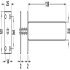 Concealed Jamb Closer  Square Plts NP - view 2