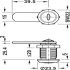 Econo Cam Lock Steel Cam 90D B 23.5/20mm KD - view 2