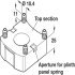 Plinth Foot Top Sec Dowel Recycled x2000 - view 2
