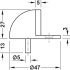 Startec Door Stop/Floor D45mm Brs SCP - view 4