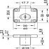 Econo Deadbolt Rim Lock BS25mm KA RH - view 2