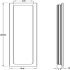 Flush Pull Handle Plain 305x64mm Brass SN - view 2