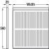Base Unit Liner+Lip 25x560x963mm Plastic Grey - view 2