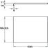 Undersink Liner Aluminium 18mm Brd 525x800mm - view 2