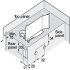 Scarpi-4 Cabinet Hanger RH Screw Fix SZP - view 3