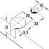 Rafix 20 Housing wo Ridge 19mm Plastic Brown - view 3
