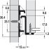 Roller Drawer Runner Base Sgl 35kg 300mm Wht - view 3
