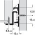 Roller Drawer Runner Base Sgl 35kg 300mm Wht - view 4