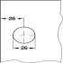 Glass Door Cyl Lever Lock A Dif MNP - view 4