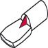 Shelf Support D5mm Spoon Plug Steel NP - view 3