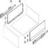 NPS Drawer Set w SC 70kg 186/450mm Stn - view 3
