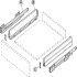 NPS Drawer Set w SC 40kg 90/400mm Silver - view 3