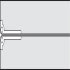 Self Supp.Fold Table Hinge Rectangle Brs Matte - view 2