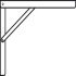 Hinged Bracket Adj 400mm 60kg/Pr Steel Glv - view 3