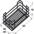 Hafele Lrd PO Set 300 1880-2180 Chrome Wire - view 3