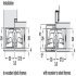 Tectus TE527 3D 180D Hinge SSSE - view 3