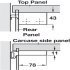 Scarpi-4 Cabinet Hanger RH Screw Fix SZP - view 2