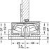Tectus TE640 3D A8 180D Hinge SSSE - view 3
