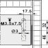 NPS Int Drawer Front Cover Cap 90mm Silver - view 3