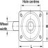 D125mm Castor Swivel with Brake Plastic Galvanised - view 5