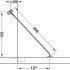 Flexible Flap Stay 200mm UH Plastic Brown - view 5