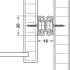 2431 BB Side Drawer Runner Sgl 19kg 250mm Bright Zinc Plated - view 5