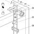 Symo3000 Cent Rotary Lock Sgl 22/17mm NP - view 5
