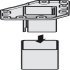 Square Table Leg 60x60x705mm Polished Chrome Plt - view 3