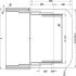 LUNCH PO Table Fitting 60kg 1200mm Steel/Anodised - view 4