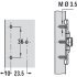 2mm M.Plt FaceFrame Clk 1prt Hos - view 2