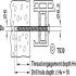 Window Frm Screw Countersunk TS30 D7.5x152mm Glv - view 4