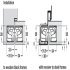 Tectus TE340 3D FR 180D Hinge PN - view 3