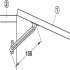 Lid Stay 150mm RH w Guide Slot SNP - view 5