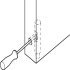 Pivot Hinge wo Stop Plastic Brown - view 4
