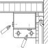 Cabinet Hanger SF RH upto 104kg 2pc SNP - view 5