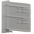 NPS Int Drawer Front Cover Cap 90mm Silver - view 2