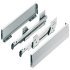 MXP Drawer Set Over Ext 45kg 92/500mm Grey 551.54.586