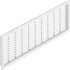 Ventilation Grille Rectangle 149x40mm Plastic White 571.55.316