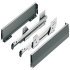 MXP Drawer Set Over Ext 45kg 92/500mm Antique 551.54.385