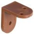 Angled Bracket 25x24x16mm Plastic Brown 260.24.108