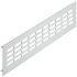 Ventilation Grille Rectangle 400x130mm Aluminium Silver Fire Rated 575.20.943