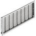 Ventilation Grille Rectangle 170x42mm Plastic Chrome 571.54.220