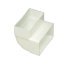 Manrose 220x90mm 90D Vrt Conn PVC Grey 565.30.764