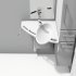 Ropox Support Washbasin Basic RH Wht - view 2