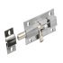 Barrel Bolt w Keep 40mm Brass CP - view 3